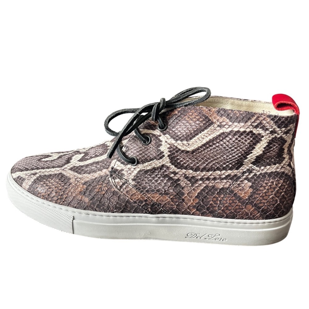 Del Toro Python Snake Print Leather Chukka Boots Made in Italy Size 9 xlnt cond! - Picture 7 of 13